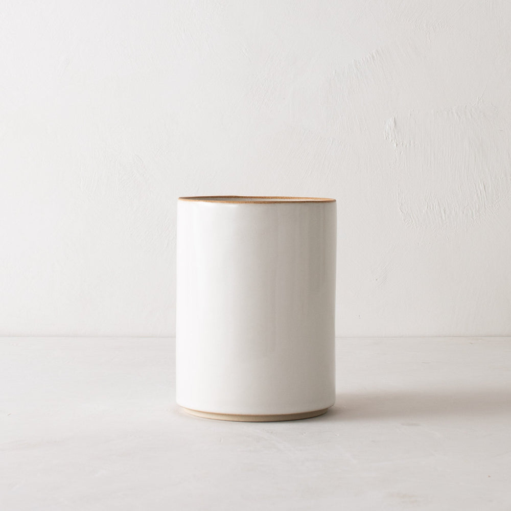 Minimal Utensil Crock | Glazed Stoneware