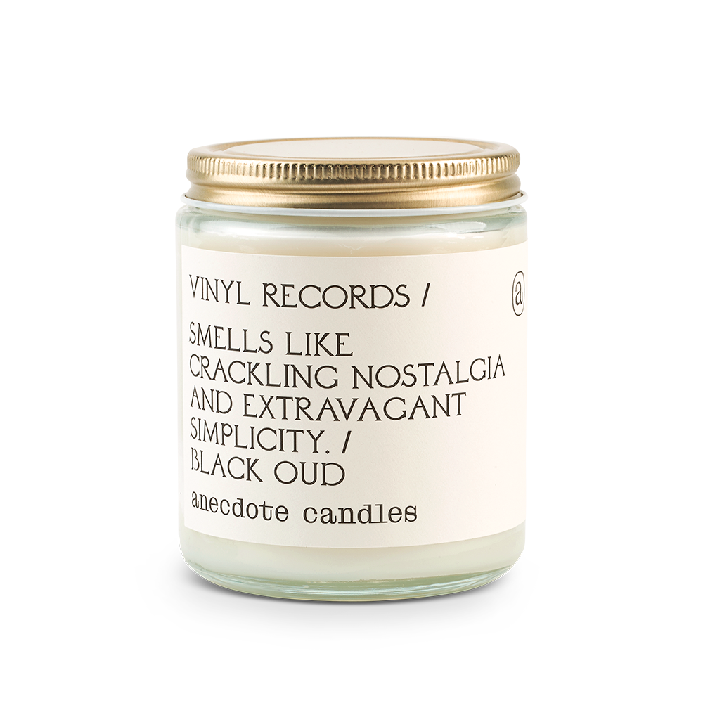 
                      
                        Vinyl Records Candle
                      
                    