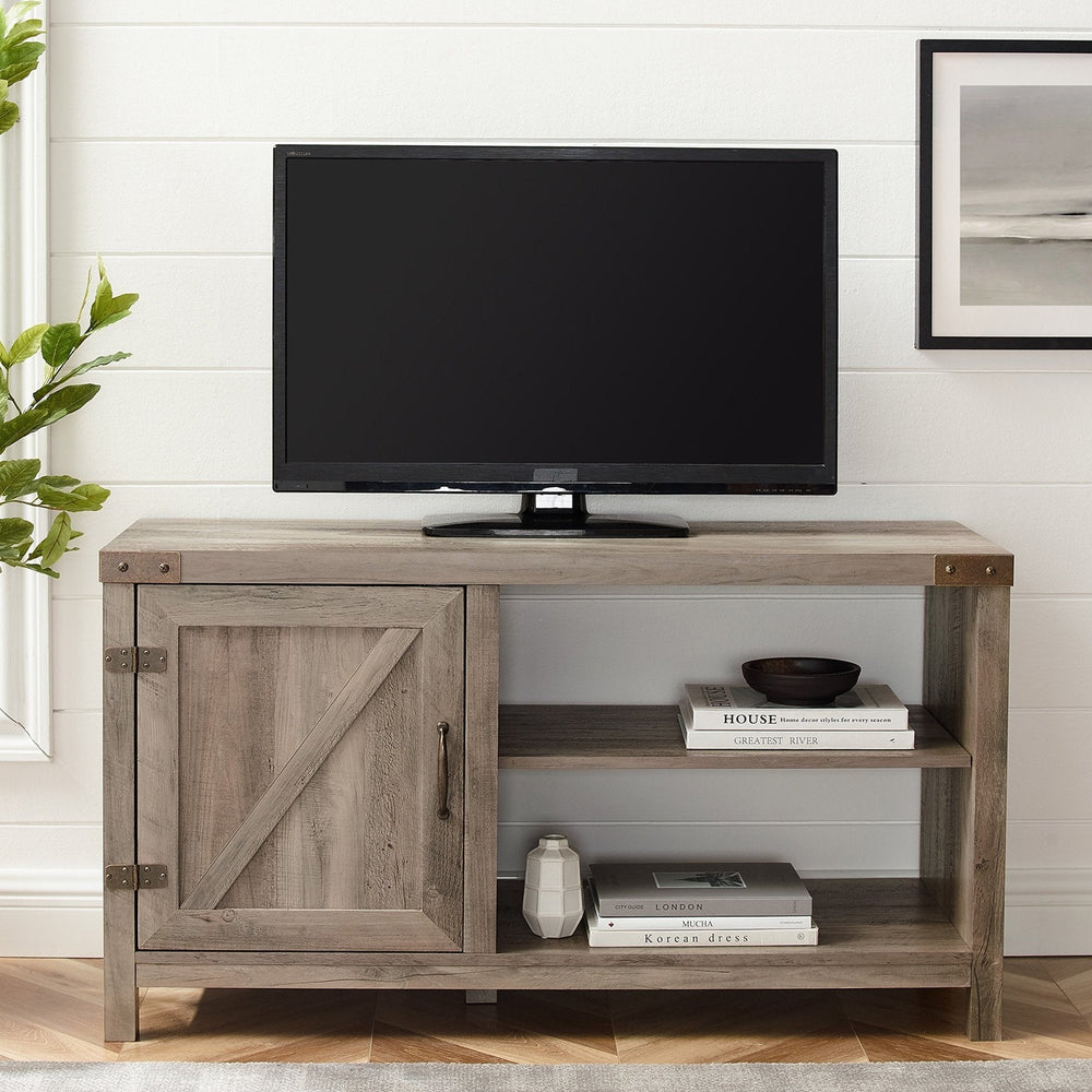 
                      
                        Barn Door TV Stand
                      
                    