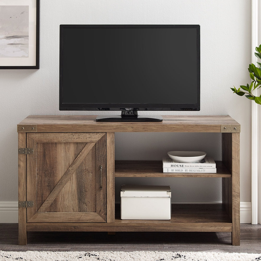
                      
                        Barn Door TV Stand
                      
                    