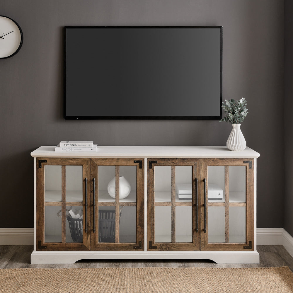 
                      
                        Abigail 58" Farmhouse 4 Door TV Stand
                      
                    