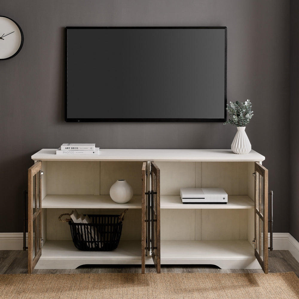 
                      
                        Abigail 58" Farmhouse 4 Door TV Stand
                      
                    