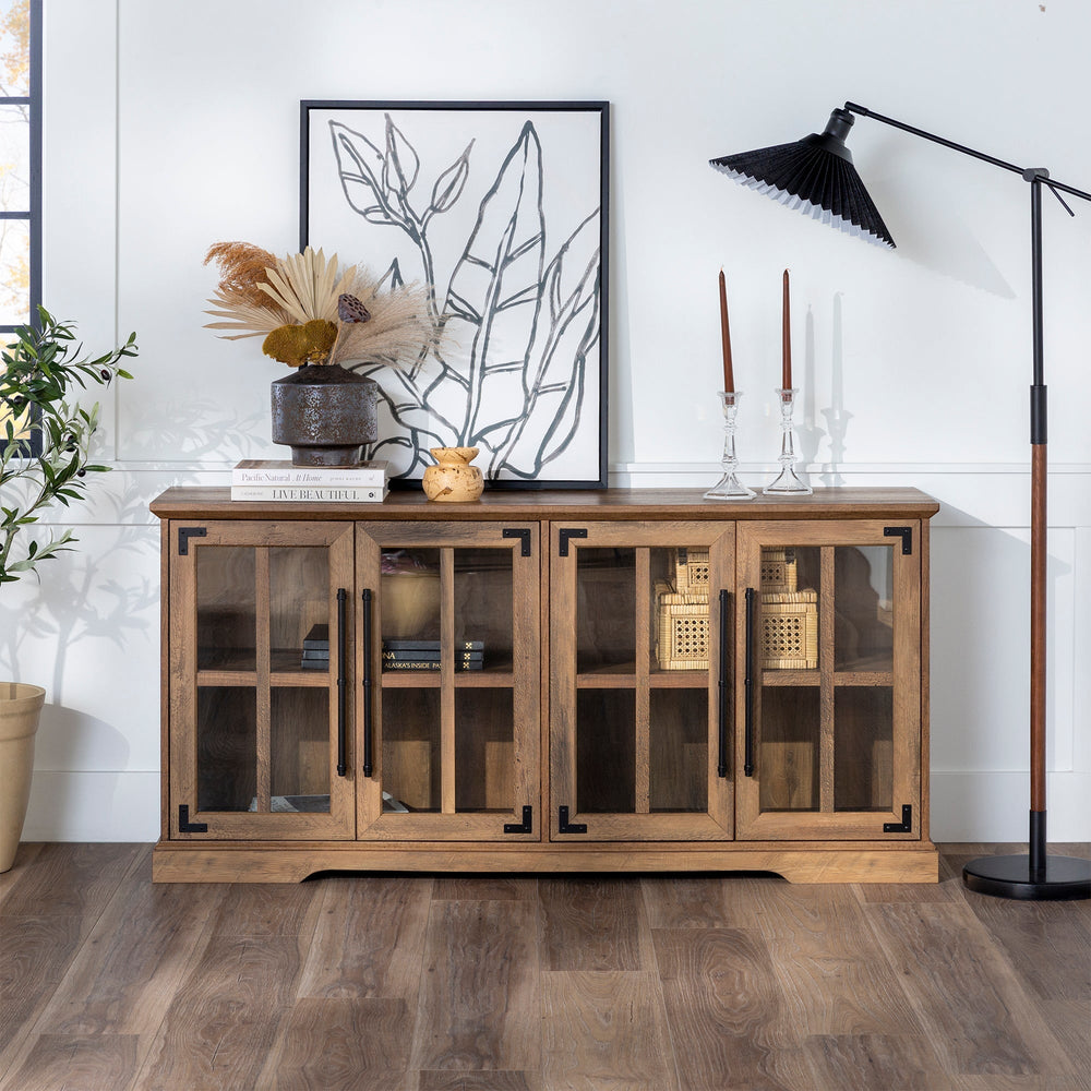 
                      
                        Abigail 58" Farmhouse 4 Door TV Stand
                      
                    