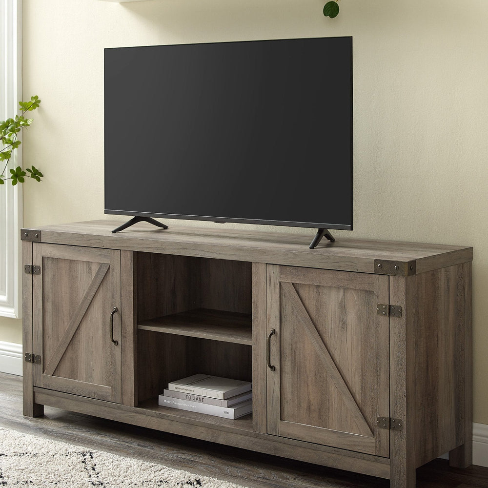 Barn Door TV Stand