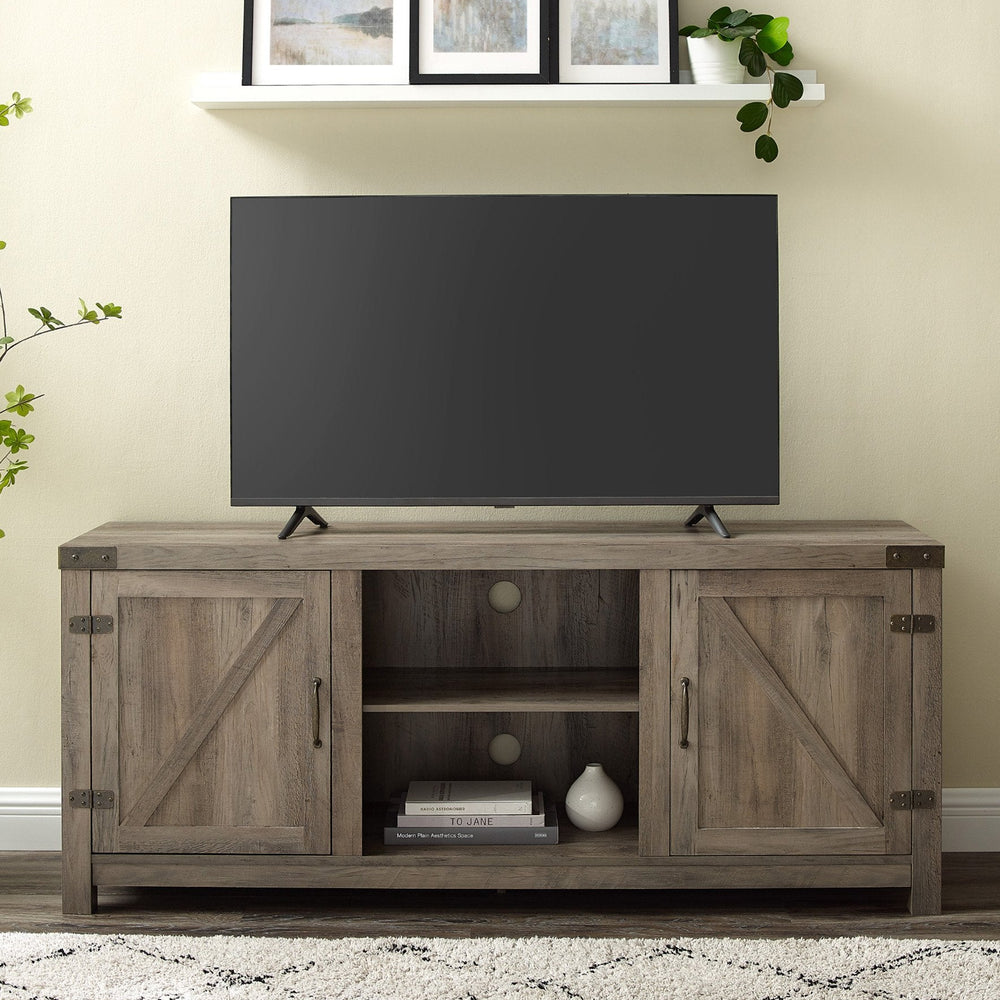 Barn Door TV Stand