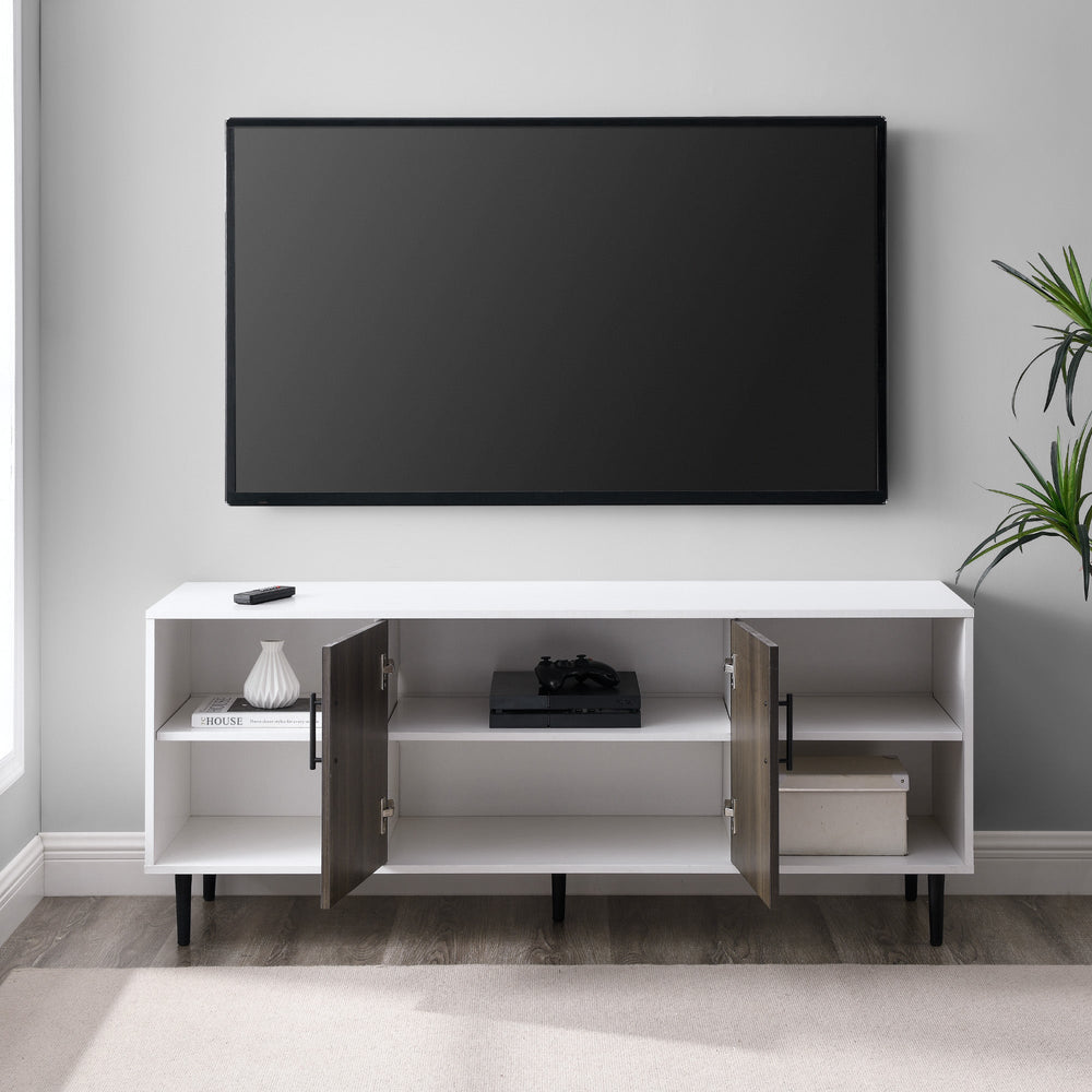 
                      
                        Bookmatch Hampton 2-Door TV Stand
                      
                    