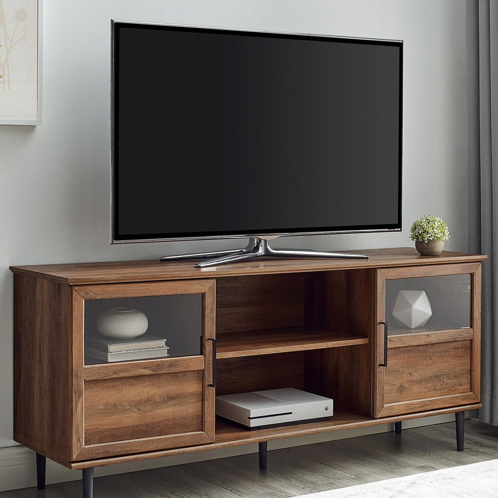 
                      
                        Owen Glass and Wood TV Console
                      
                    
