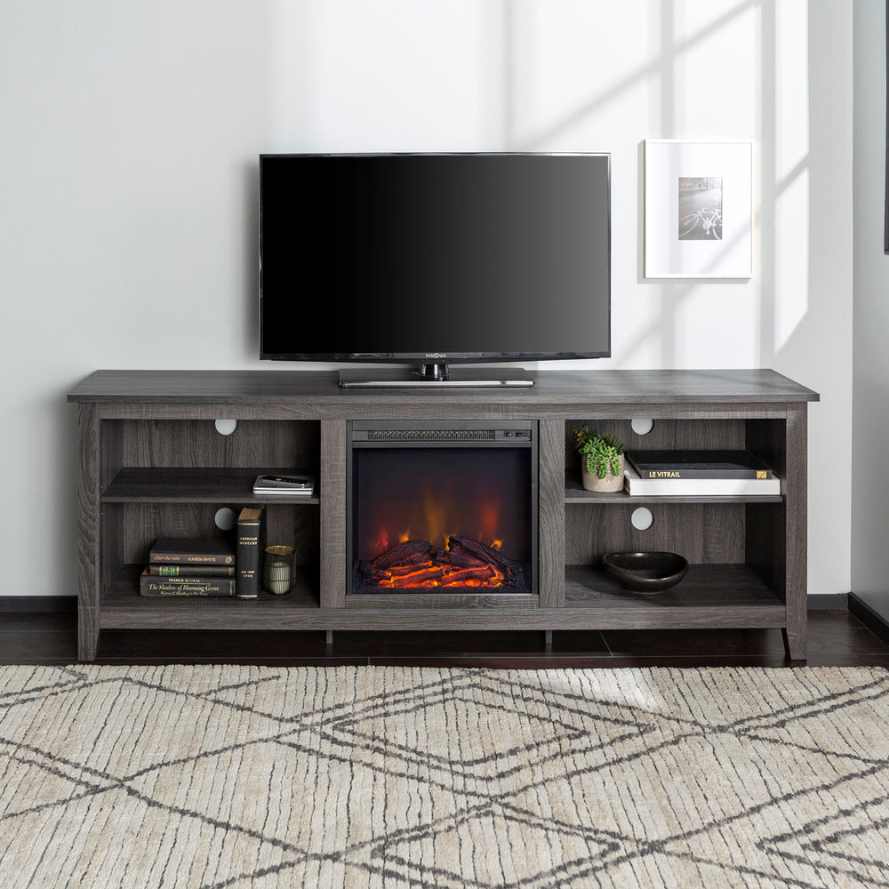 
                      
                        Essential Fireplace TV Stand
                      
                    