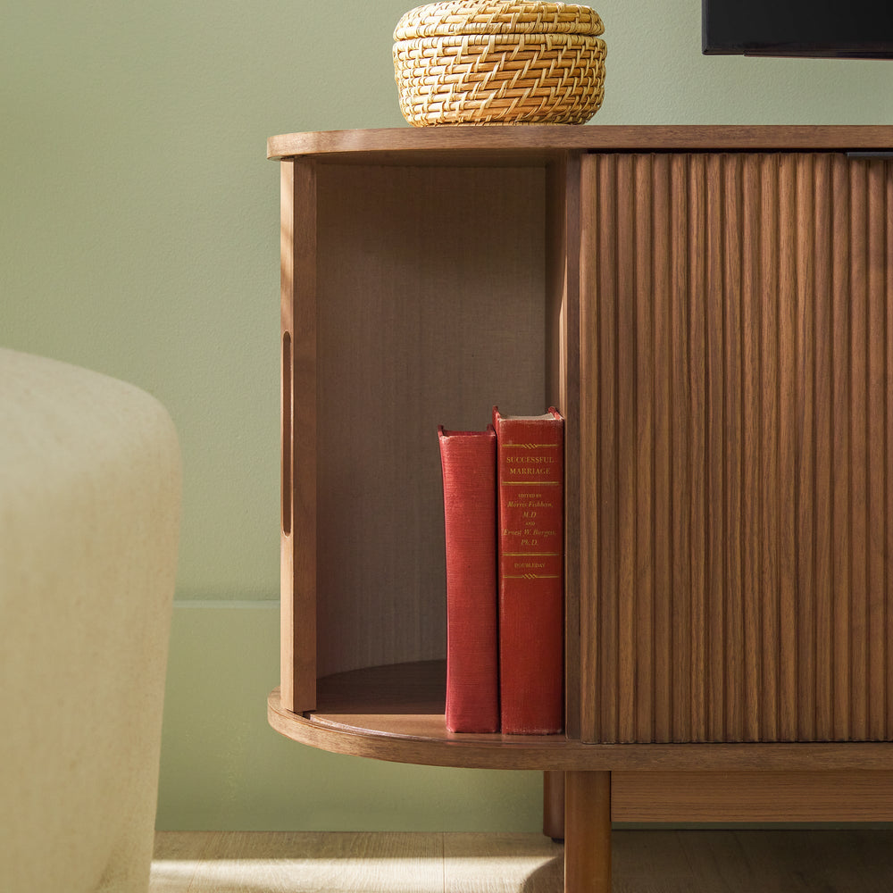 
                      
                        Chloe Modern Scandinavian Reeded TV Stand
                      
                    