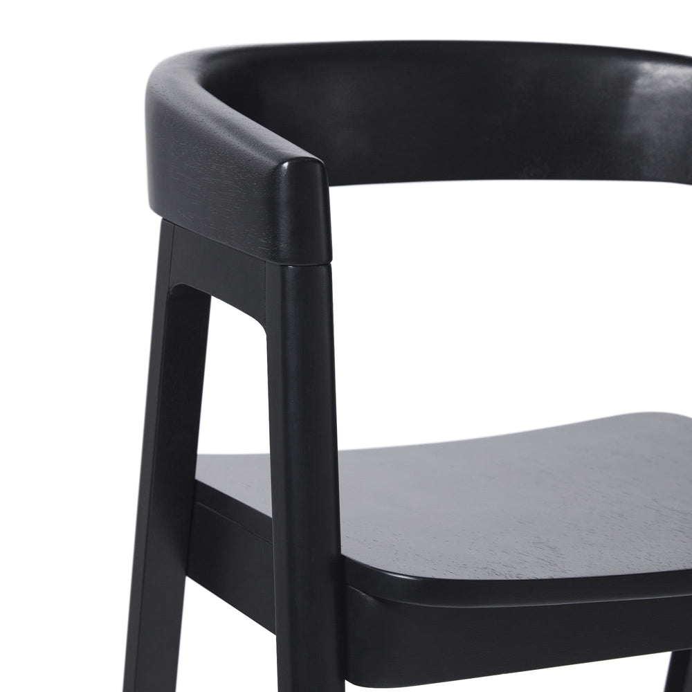 
                      
                        Ezra Modern Solid Wood Rounded Back Single Counter Stool
                      
                    