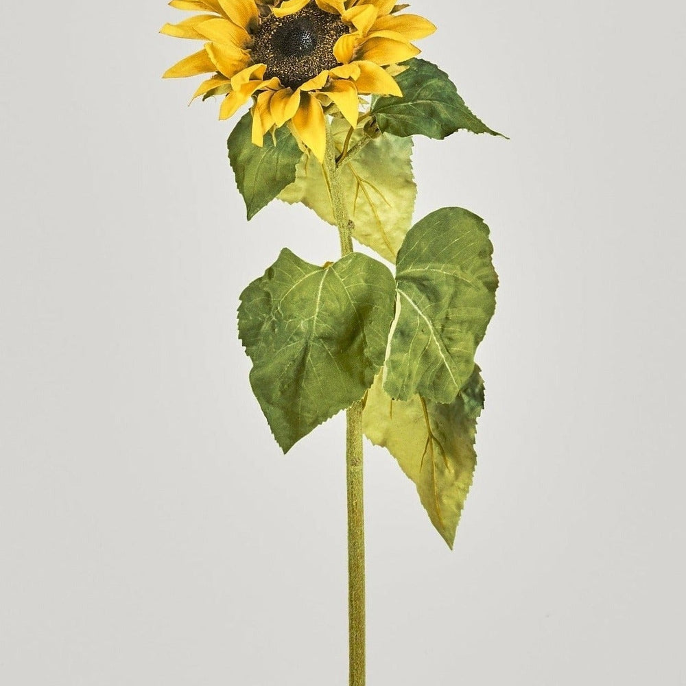 Yellow Artificial Sunflower Stem - 35"