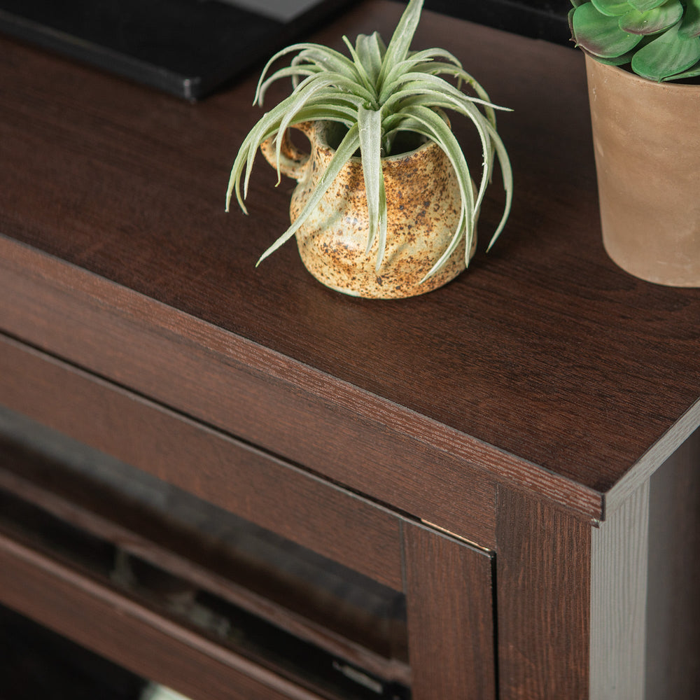 
                      
                        44" Transitional Modern Farmhouse Wood Corner TV Stand
                      
                    