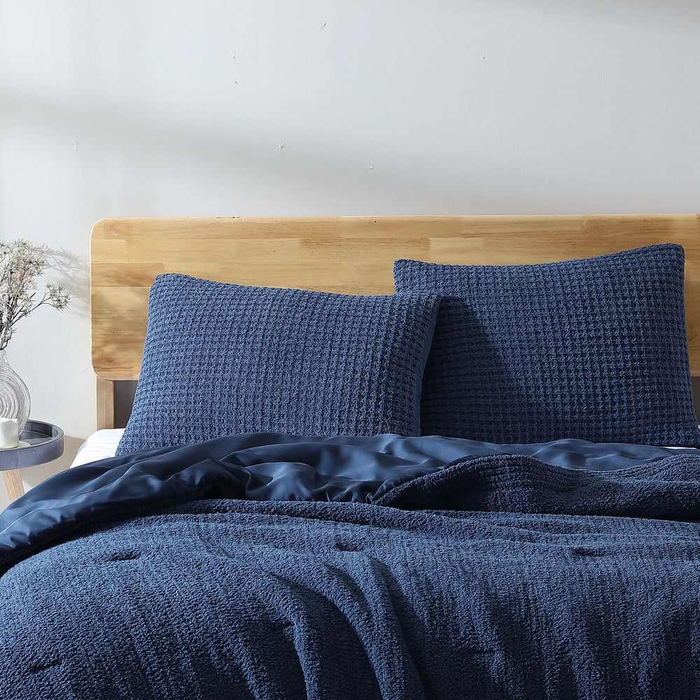 
                      
                        Snug Waffle + Bamboo Sham Set
                      
                    