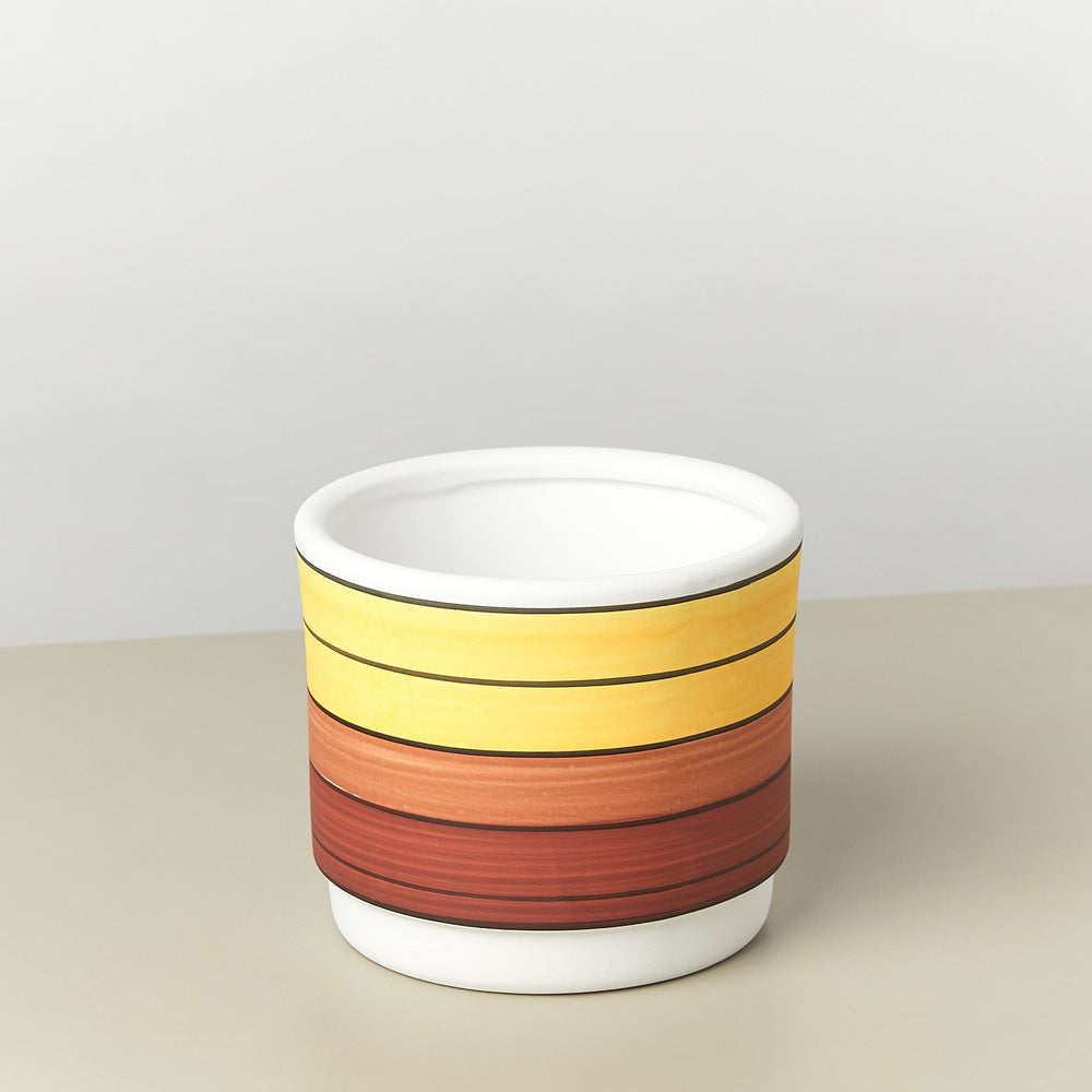 
                      
                        Polychrome Cylinder Pot, 5.5 Inch
                      
                    