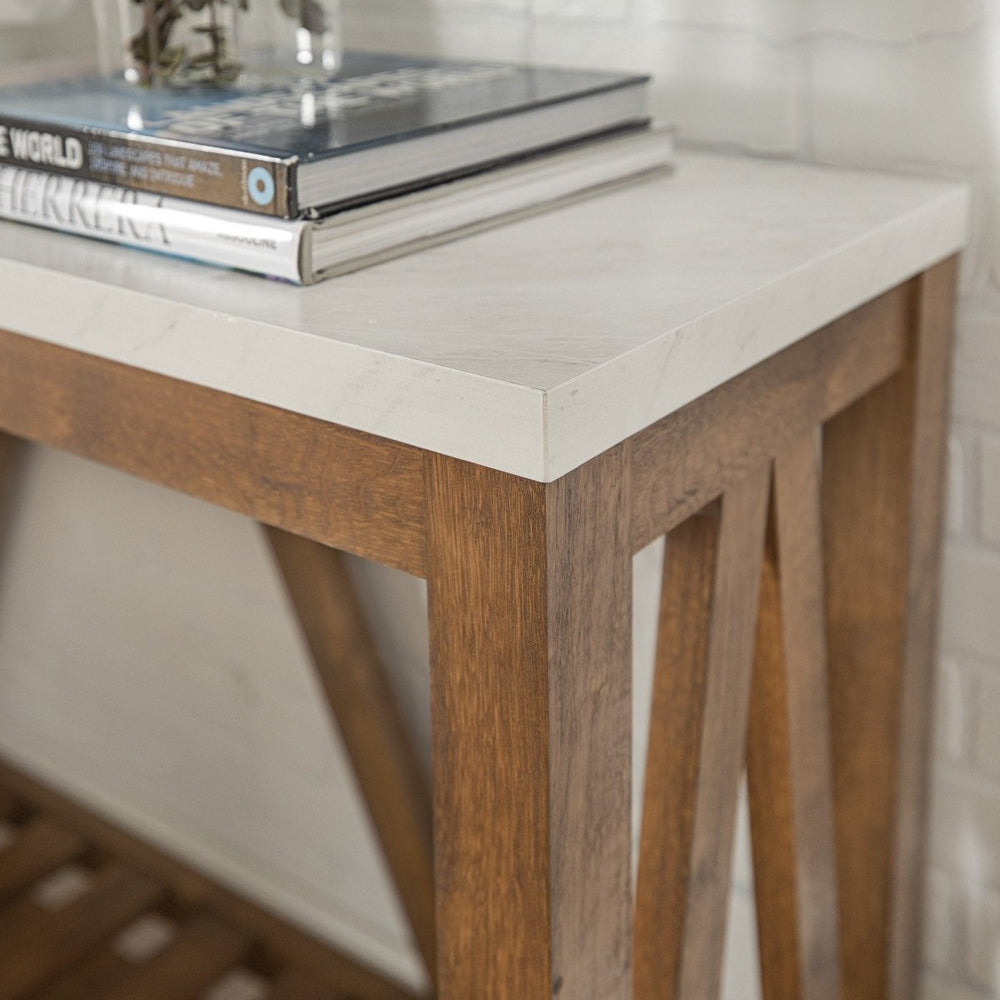 
                      
                        Walker Edison A - Frame Rustic Entry Table - lily & onyx
                      
                    