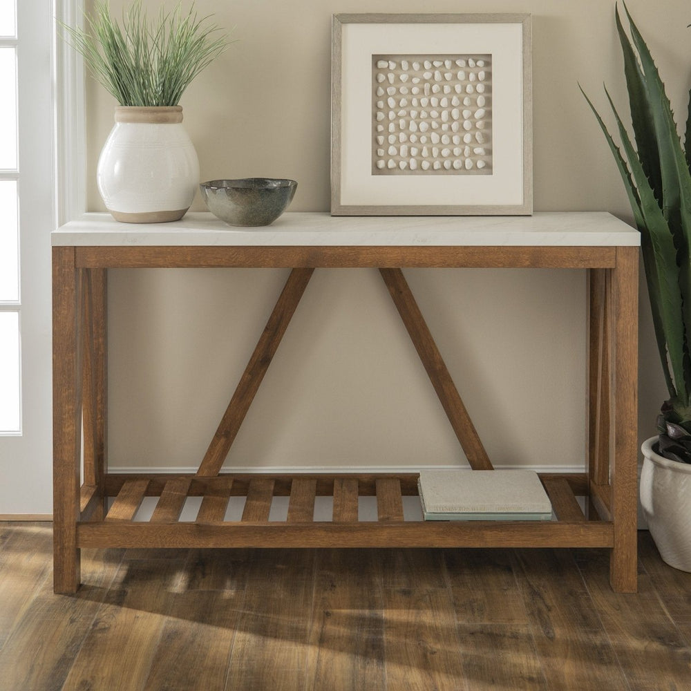 
                      
                        Walker Edison A - Frame Rustic Entry Table - lily & onyx
                      
                    