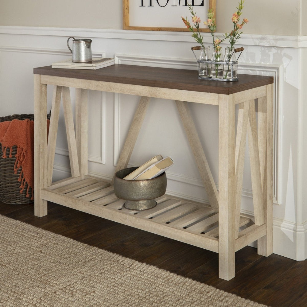 
                      
                        Walker Edison A - Frame Rustic Entry Table - lily & onyx
                      
                    