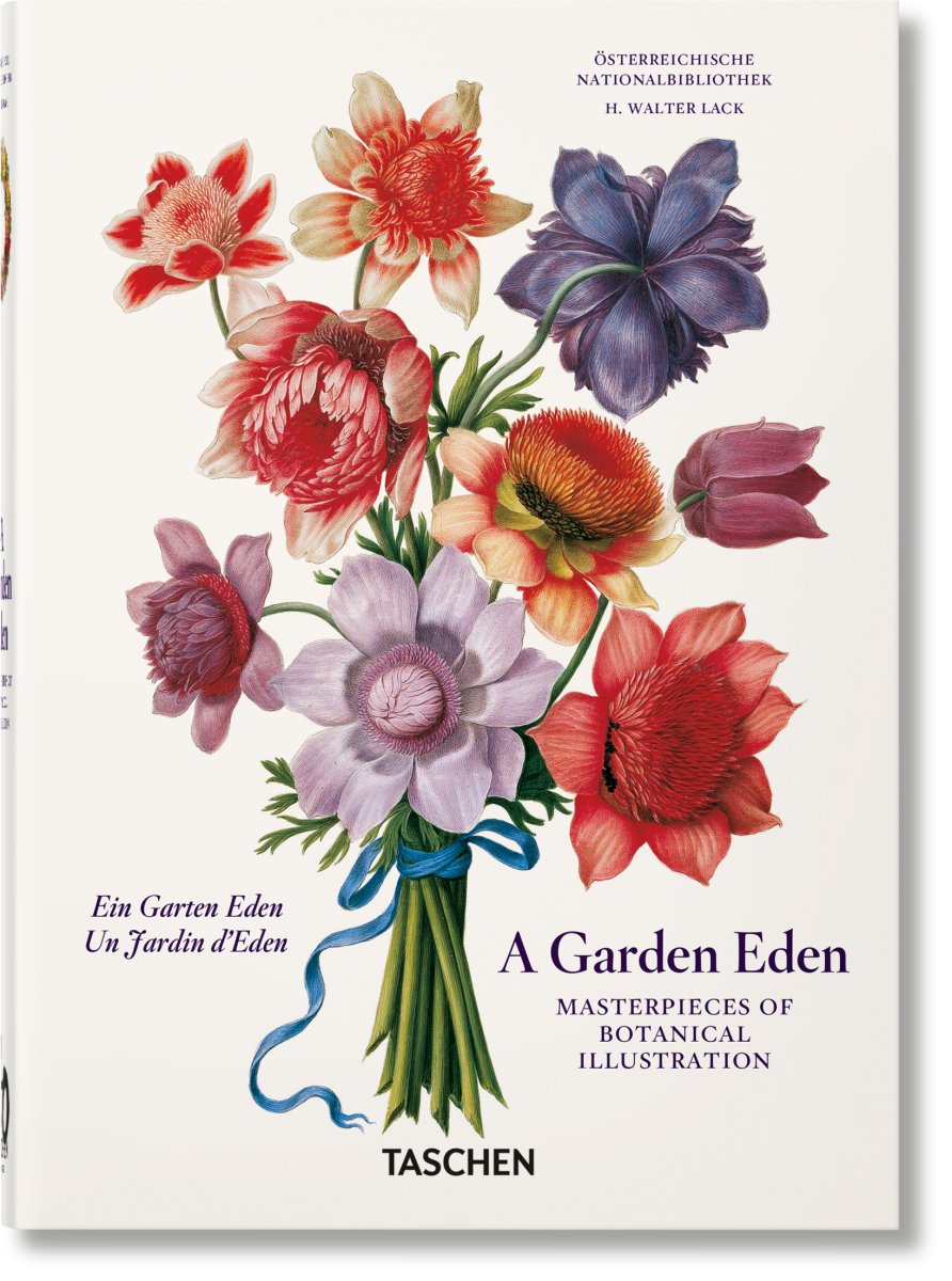 TASCHEN A Garden Eden. Masterpieces of Botanical Illustration. 40th Ed. (German, French, English) - lily & onyx