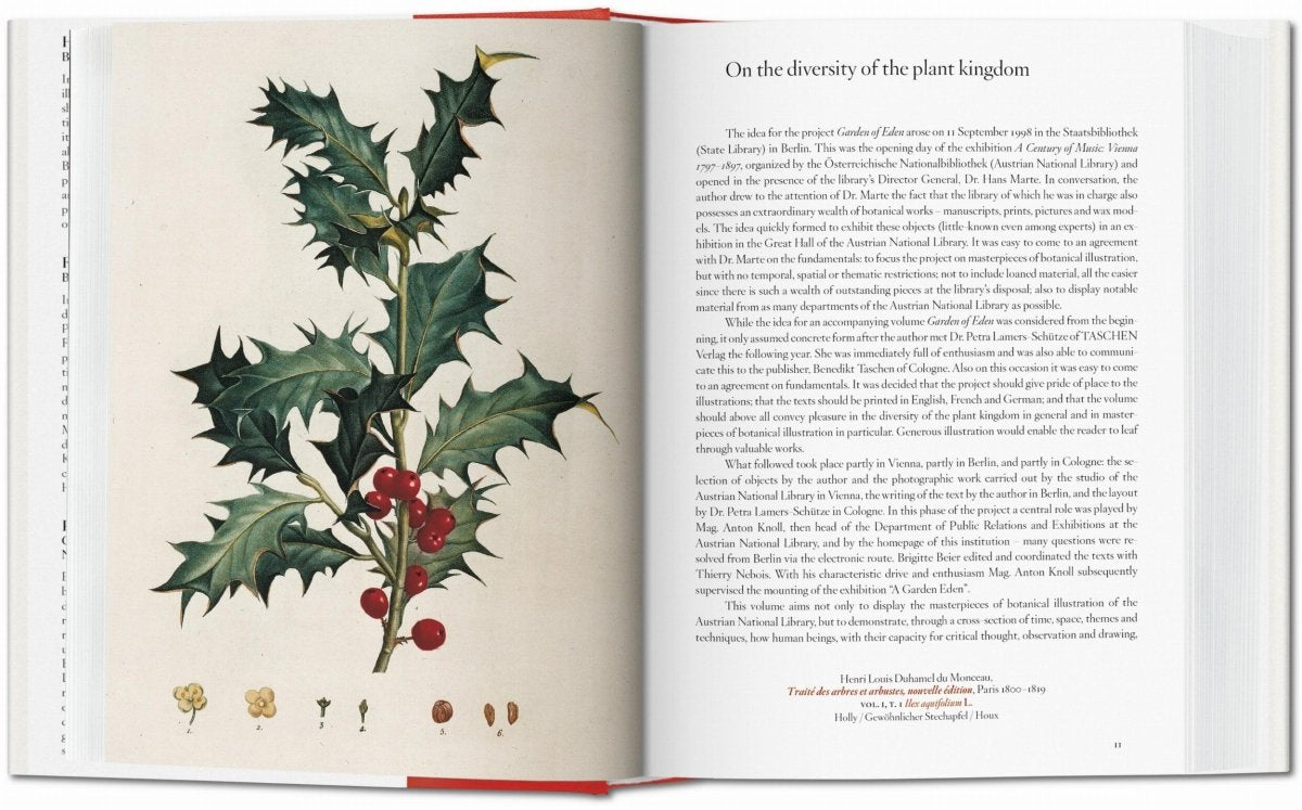 TASCHEN A Garden Eden. Masterpieces of Botanical Illustration. 40th Ed. (German, French, English) - lily & onyx