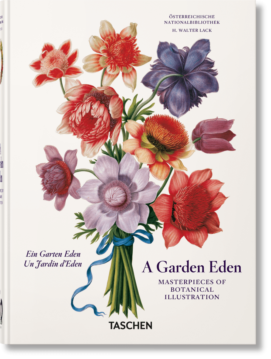 TASCHEN A Garden Eden. Masterpieces of Botanical Illustration. 40th Ed. (German, French, English) - lily & onyx
