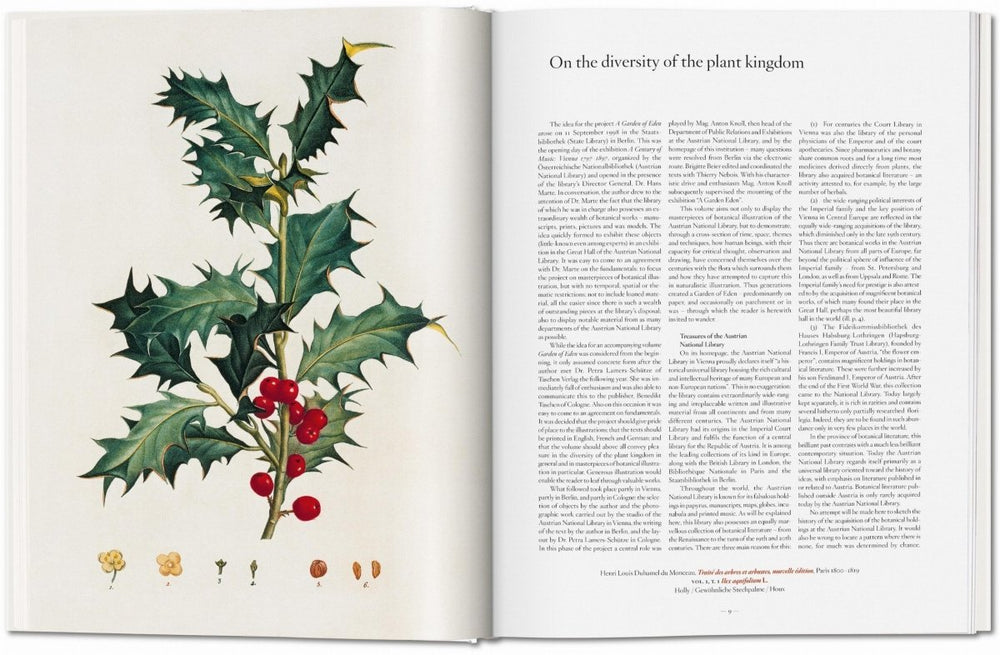 TASCHEN A Garden Eden. Masterpieces of Botanical Illustration (German, French, English) - lily & onyx