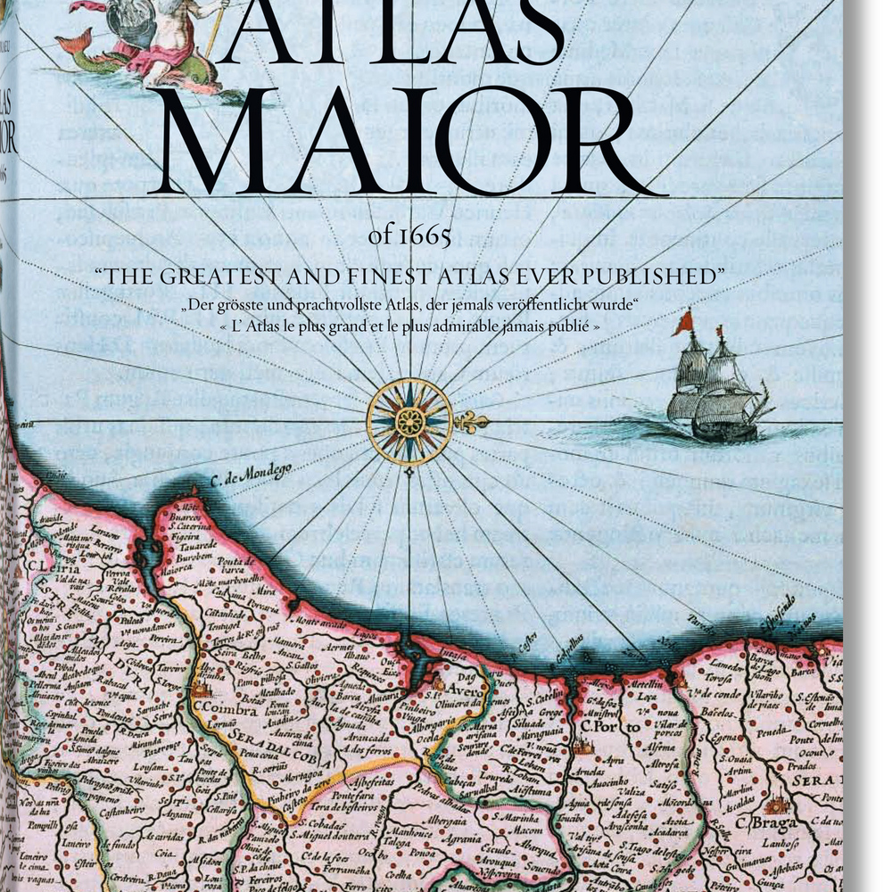 Joan Blaeu. Atlas Maior of 1665 (German, French, English)