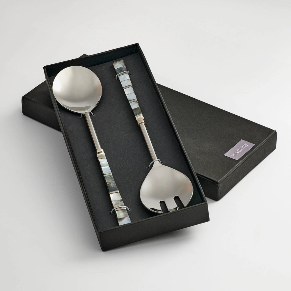 
                      
                        texxture Abalon™ Mother of Pearl Salad Servers, Set of 2 - lily & onyx
                      
                    