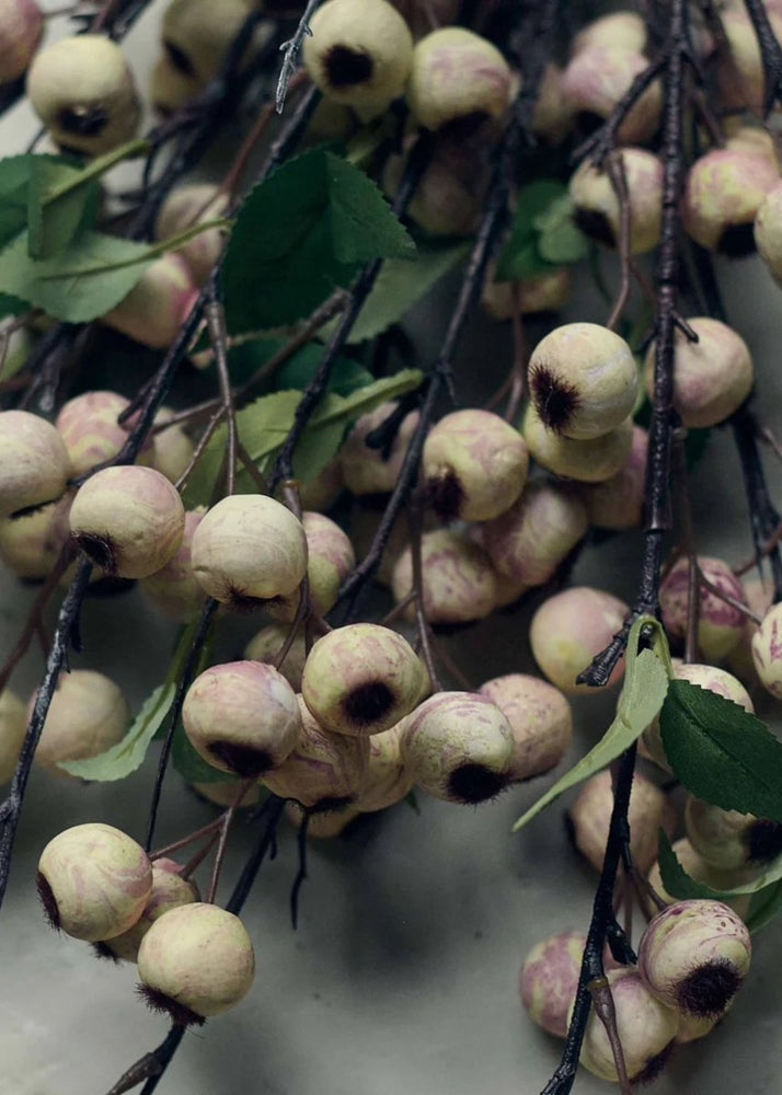 Afloral Abigail Ahern Artificial Hawthorn Berry Branch in Cream - 35.25" - lily & onyx