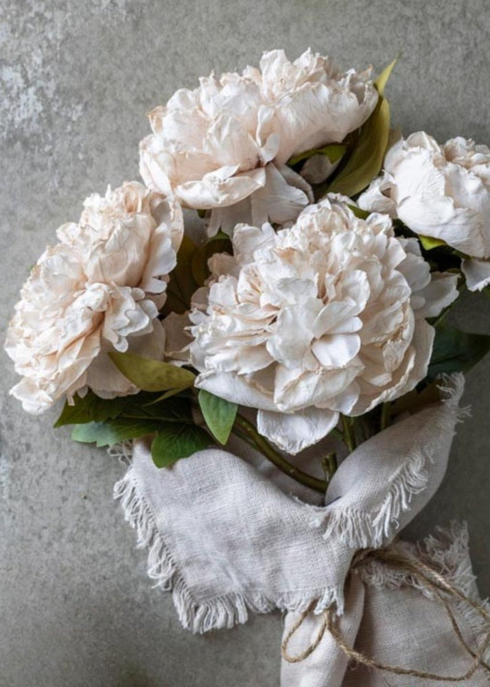 
                      
                        Afloral Abigail Ahern Beige Blush Artificial Peony Flower - 17.5" - lily & onyx
                      
                    