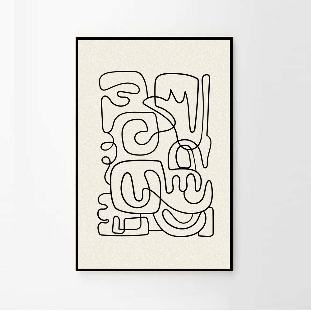 Squiggle Art Print