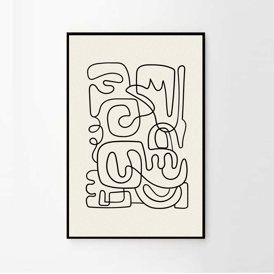 Squiggle Art Print