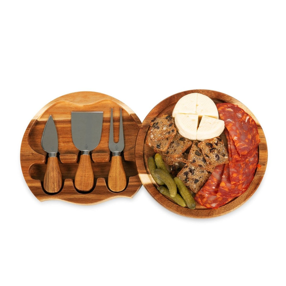 
                      
                        Picnic Time Family of Brands Acacia Brie Cheese Cutting Board & Tools Set - lily & onyx
                      
                    