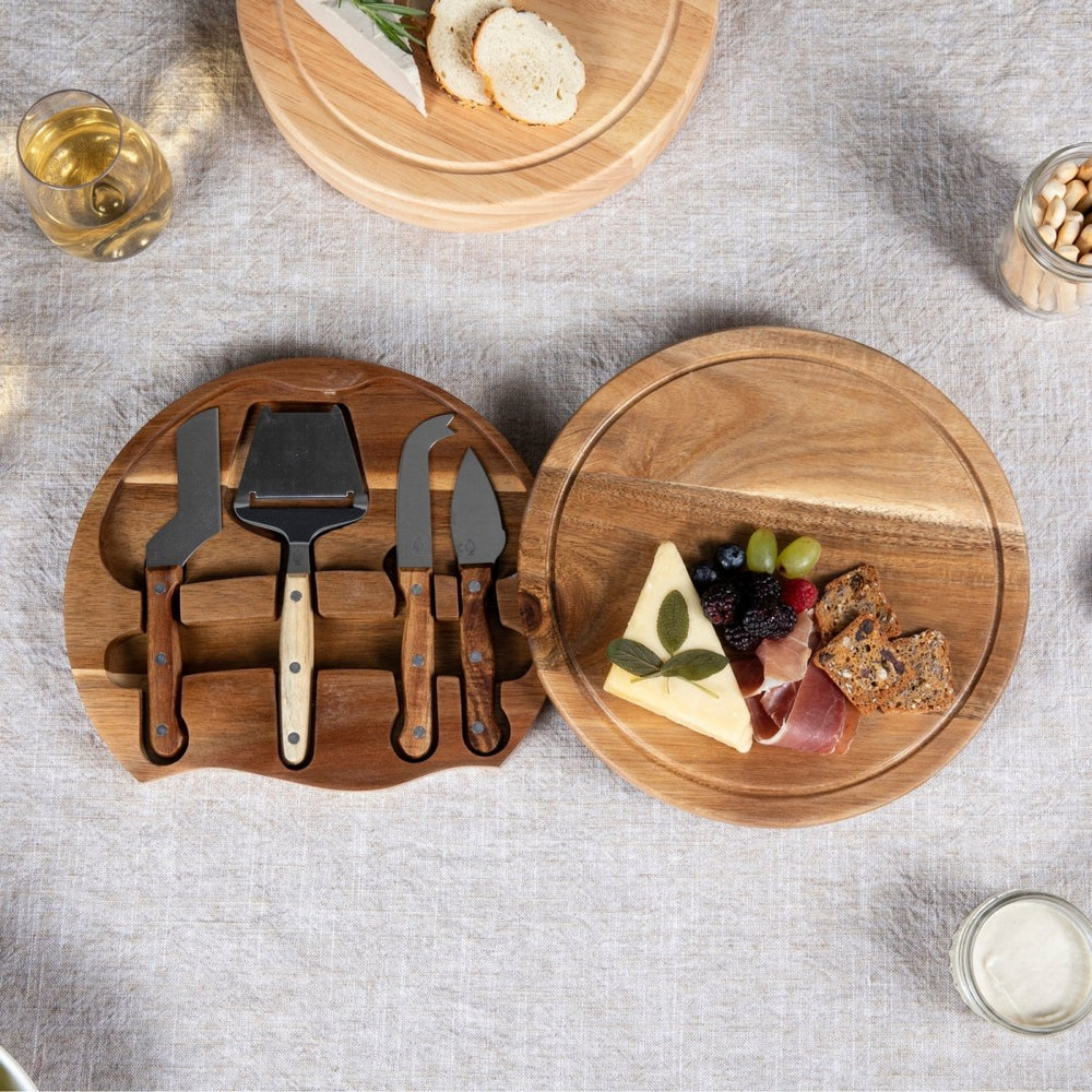 
                      
                        Picnic Time Family of Brands Acacia Circo Cheese Cutting Board & Tools Set - lily & onyx
                      
                    