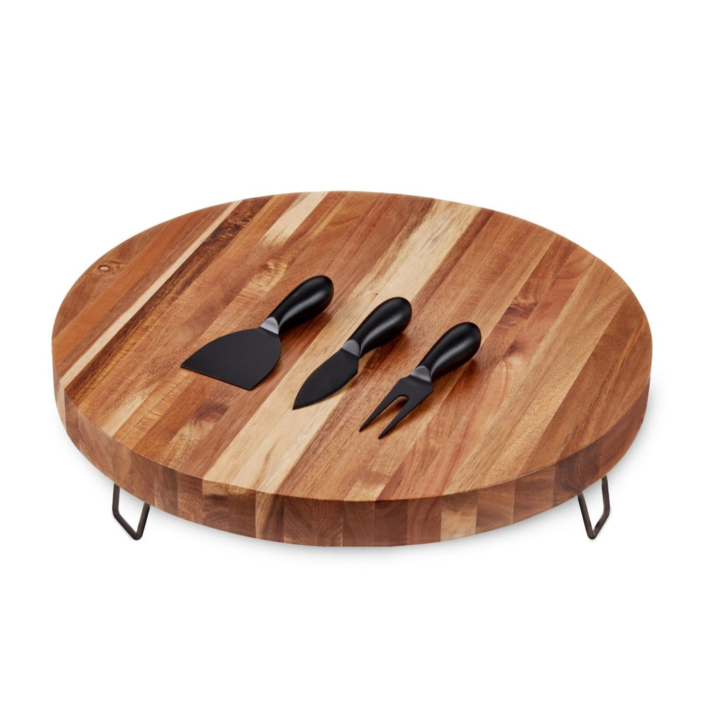 
                      
                        Twine Living Acacia Footed Cheese Board & Knife Set - lily & onyx
                      
                    