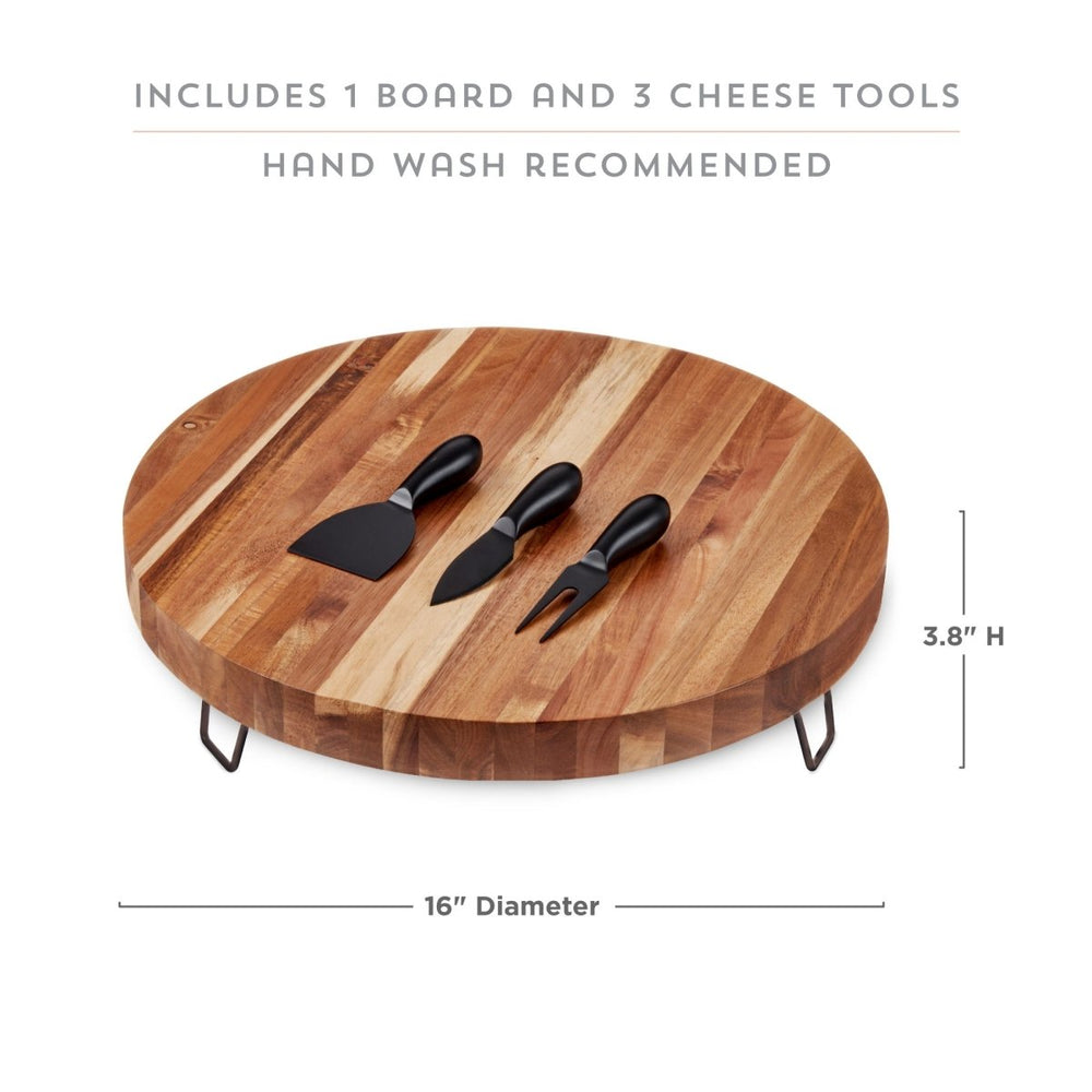 
                      
                        Twine Living Acacia Footed Cheese Board & Knife Set - lily & onyx
                      
                    