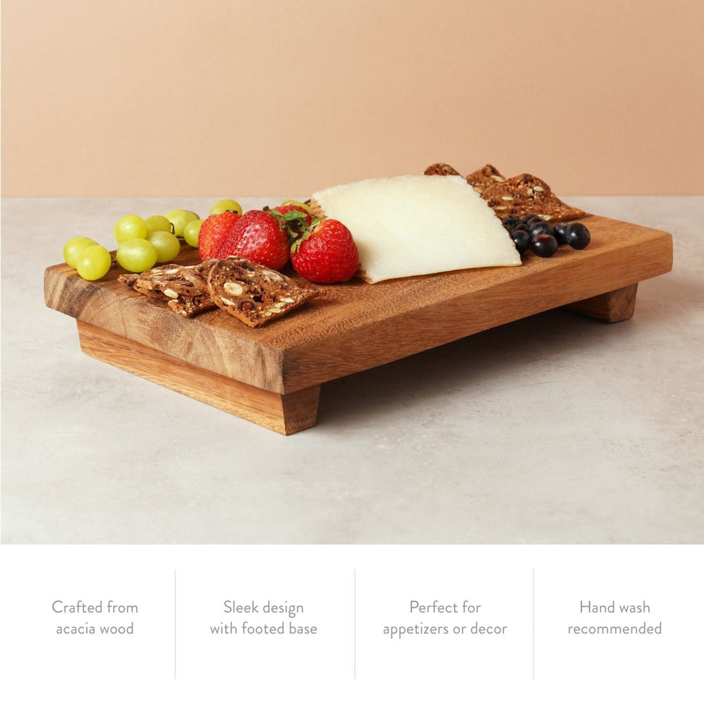 
                      
                        Twine Living Acacia Footed Serving Board - lily & onyx
                      
                    