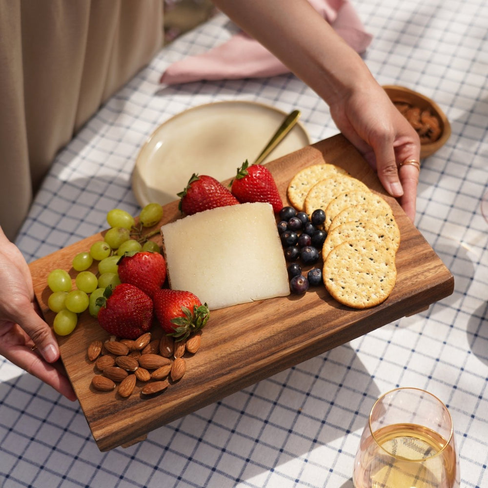 
                      
                        Twine Living Acacia Footed Serving Board - lily & onyx
                      
                    