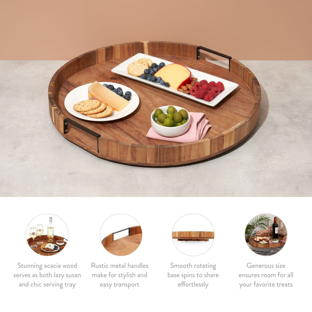 
                      
                        Twine Living Acacia Lazy Susan Serving Tray - lily & onyx
                      
                    