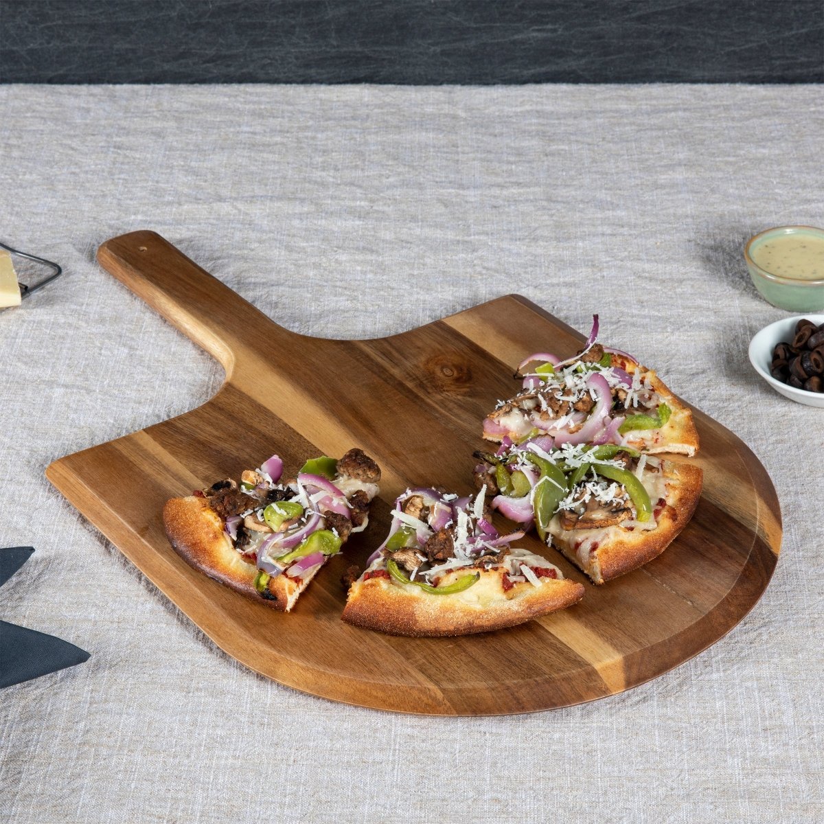 Picnic Time Family of Brands Acacia Pizza Peel Serving Paddle - lily & onyx