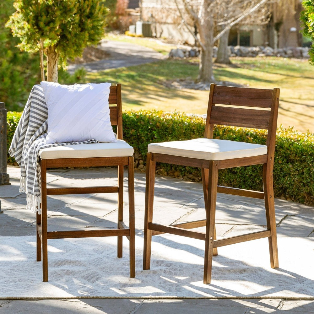 
                      
                        Walker Edison Acacia Wood Counter Stools, Set of 2 - lily & onyx
                      
                    