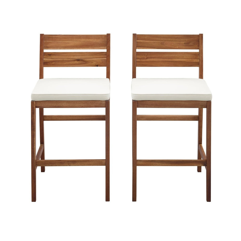 
                      
                        Walker Edison Acacia Wood Counter Stools, Set of 2 - lily & onyx
                      
                    