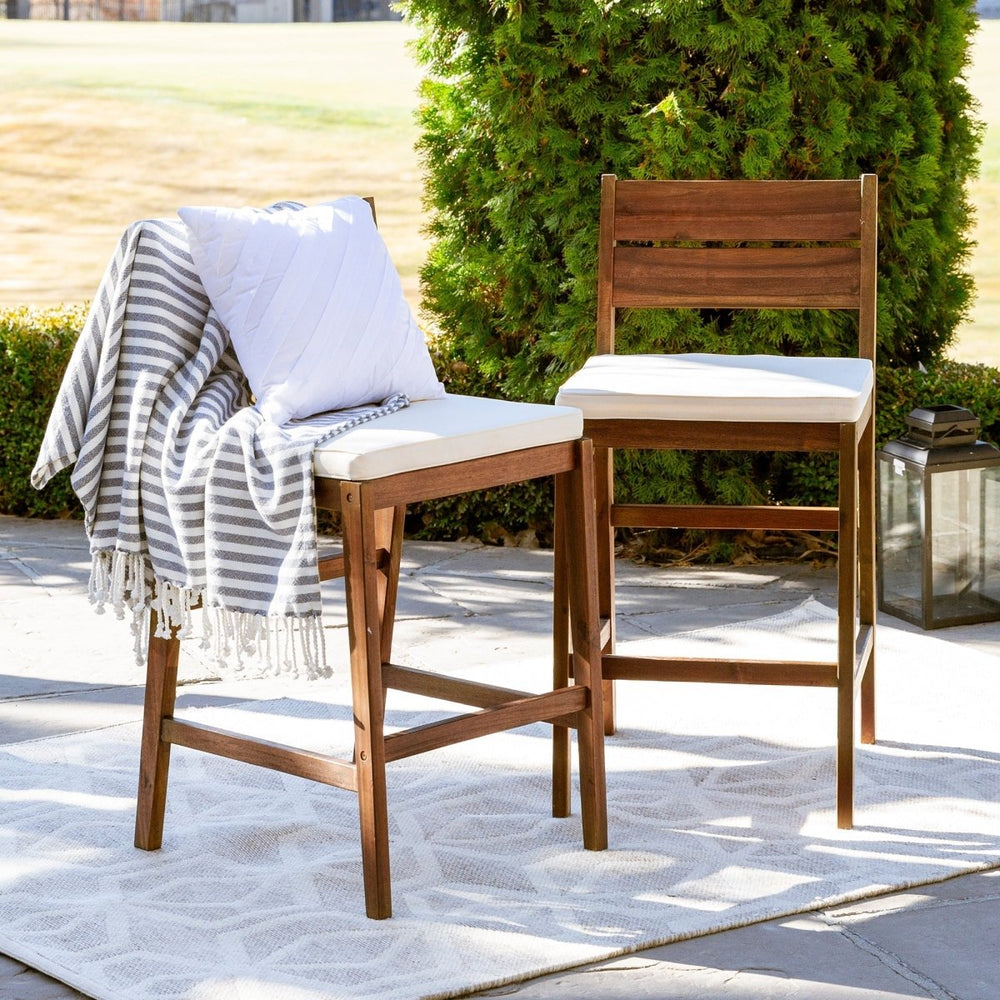 
                      
                        Walker Edison Acacia Wood Counter Stools, Set of 2 - lily & onyx
                      
                    