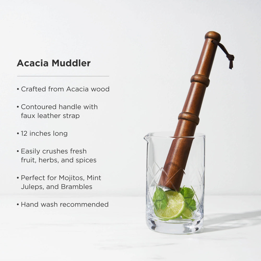 
                      
                        Viski Acacia Wood Muddler - lily & onyx
                      
                    