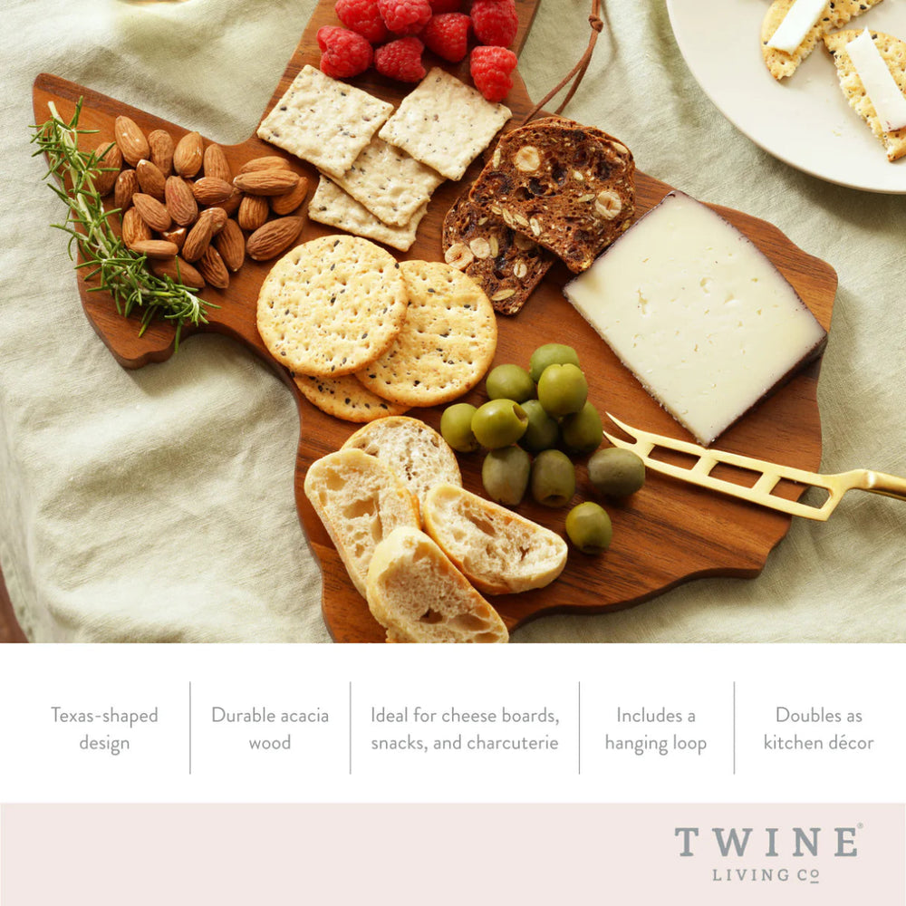 
                      
                        Twine Living Acacia Wood Texas Cheese Board - lily & onyx
                      
                    