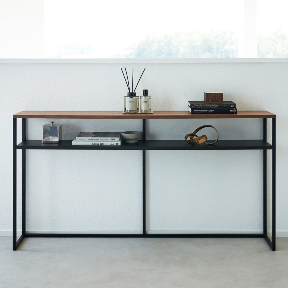 
                      
                        Long Steel Console Table
                      
                    