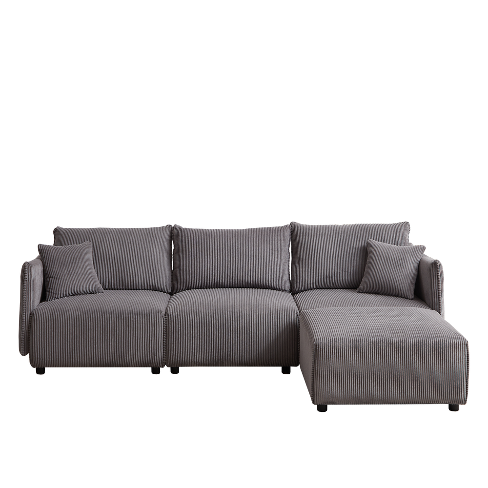 
                      
                        Minimalist Modular Cloud Couch with Chaise
                      
                    