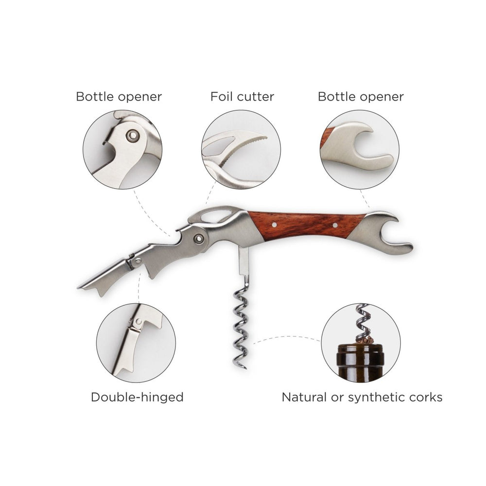 
                      
                        Viski Admiral Corkscrew with Rosewood Handle - lily & onyx
                      
                    