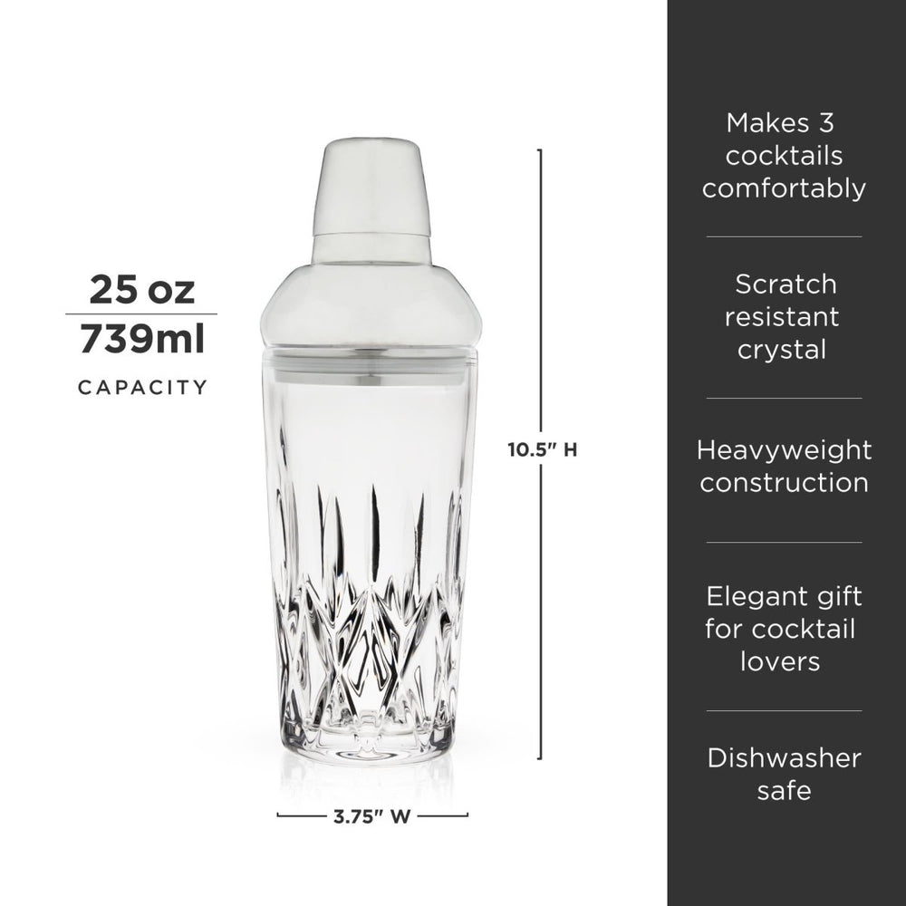 
                      
                        Viski Admiral Crystal Cocktail Shaker - lily & onyx
                      
                    