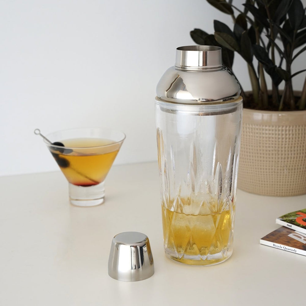 Viski Admiral Crystal Cocktail Shaker - lily & onyx