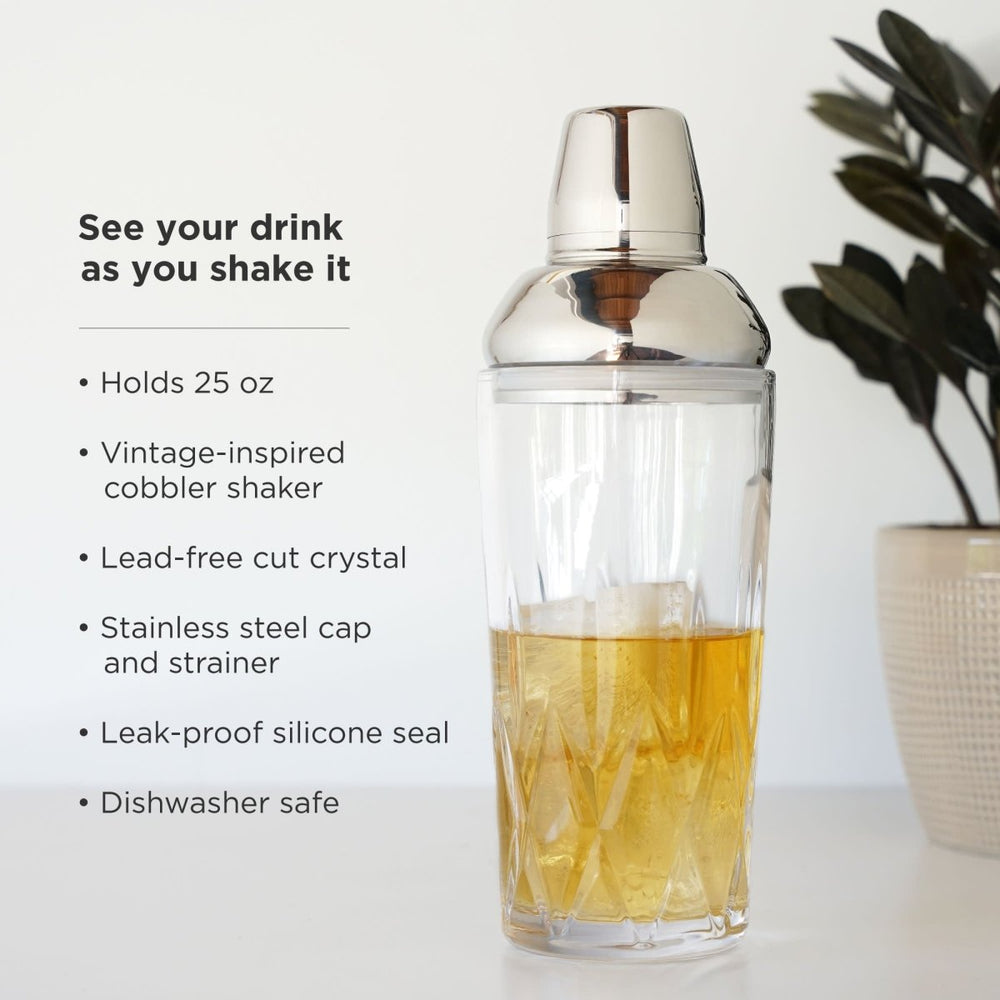 
                      
                        Viski Admiral Crystal Cocktail Shaker - lily & onyx
                      
                    